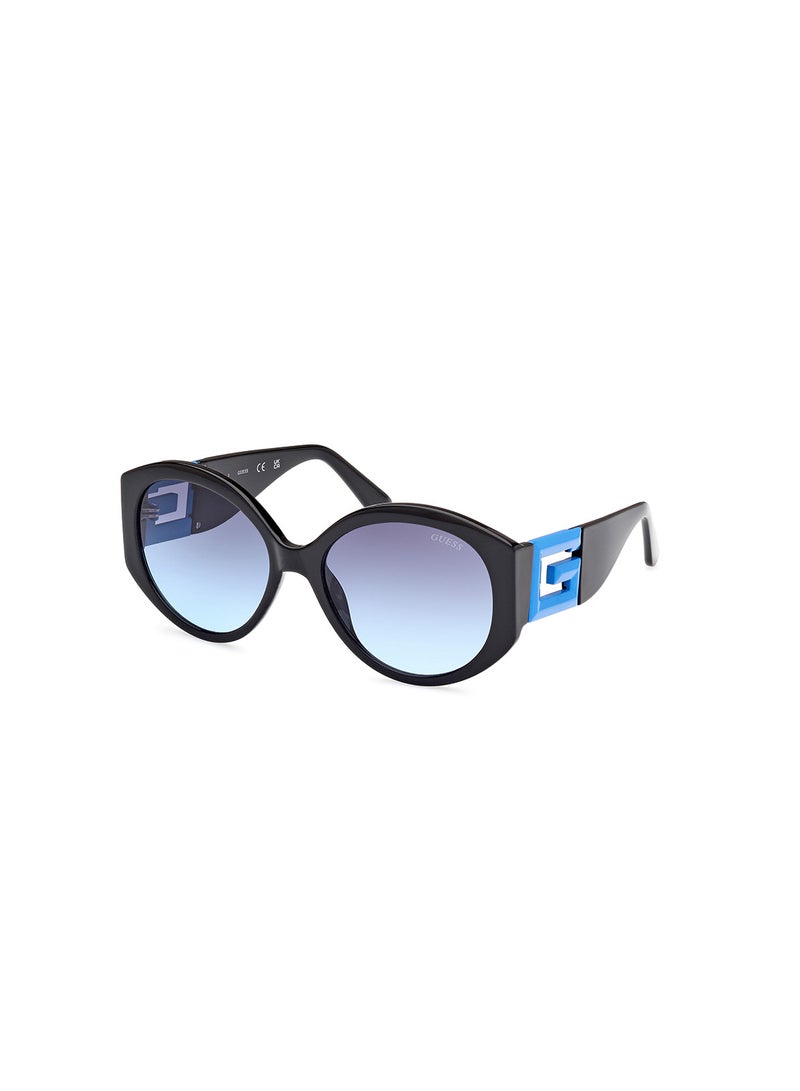Women's UV Protection Round Sunglasses - GU791792W56 - Lens Size: 56 Mm