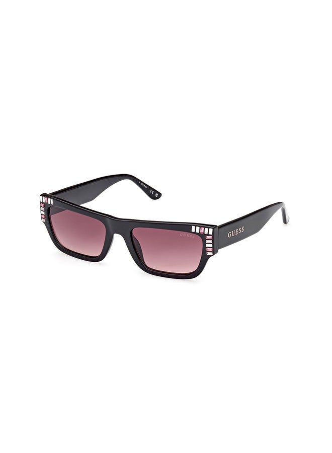 Women's UV Protection Rectangular Sunglasses - GU790201T53 - Lens Size: 53 Mm