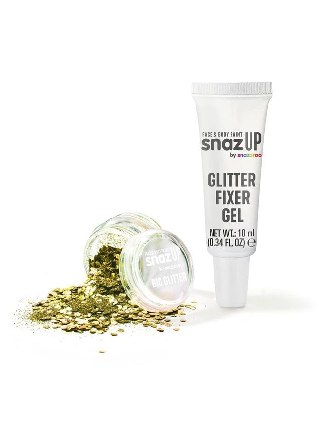 Bio Glitter Kits, 10ml (.34-oz) Tub, Gold