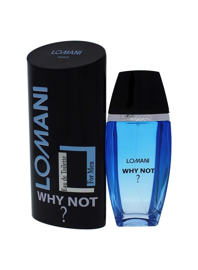 Lomani Why not By Lomani for Men - 3.3 Oz Edt Spray, 3.3 Oz