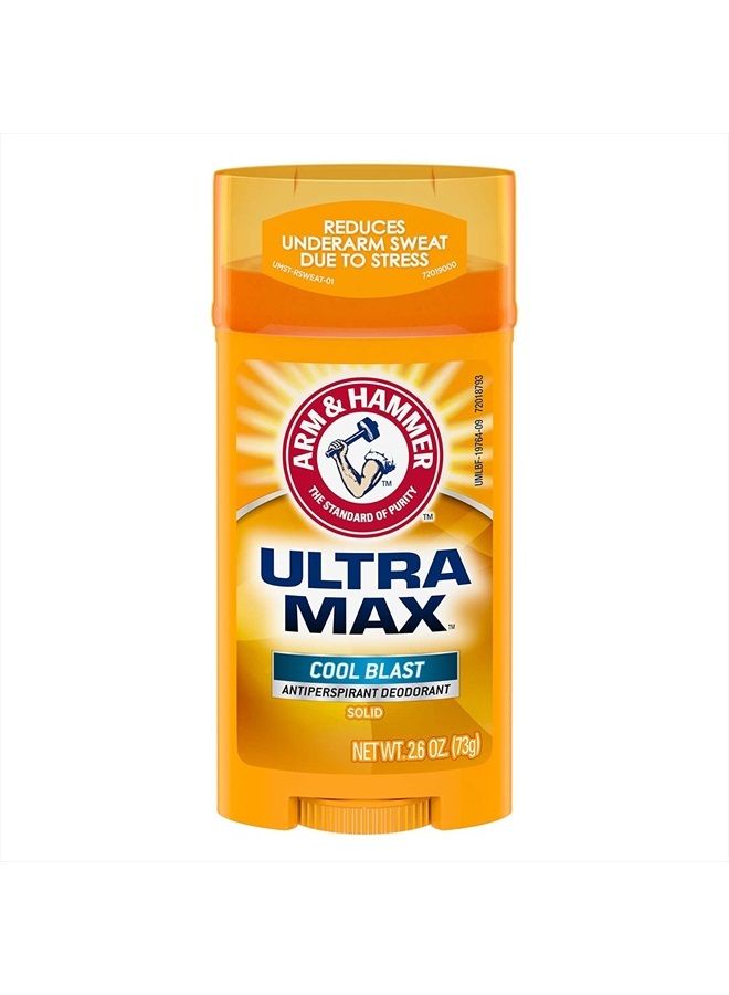 ARM & HAMMER ULTRAMAX Anti-Perspirant Deodorant Solid Cool Blast 2.6 oz