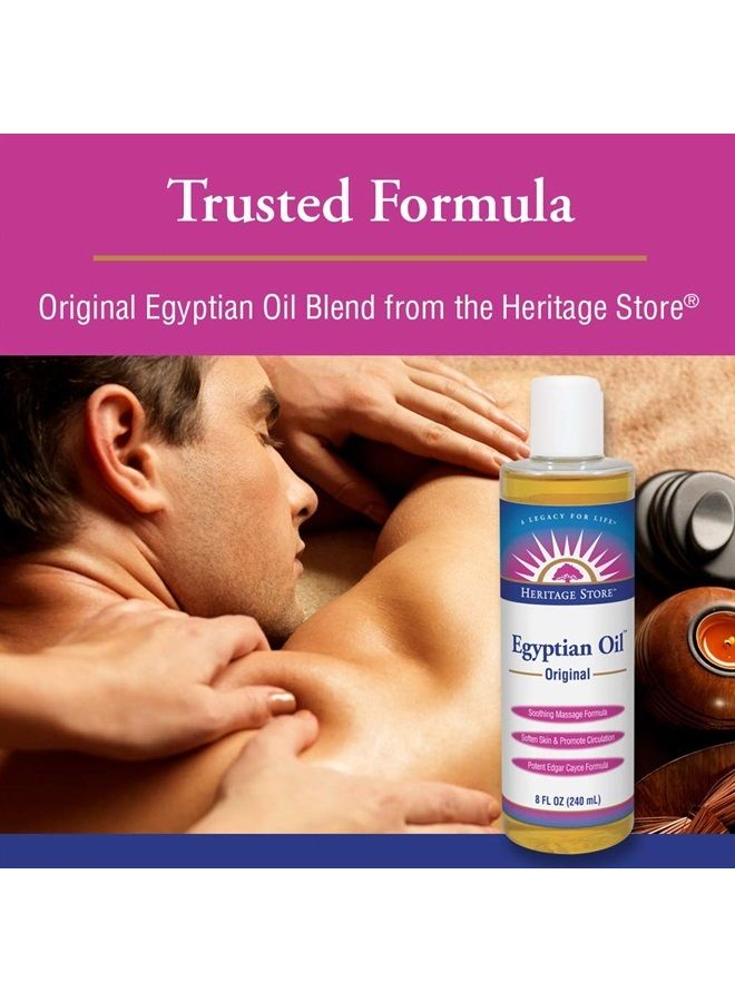 Heritage Store Egyptian Oil, Original, 8 Ounce