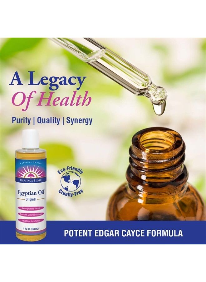Heritage Store Egyptian Oil, Original, 8 Ounce