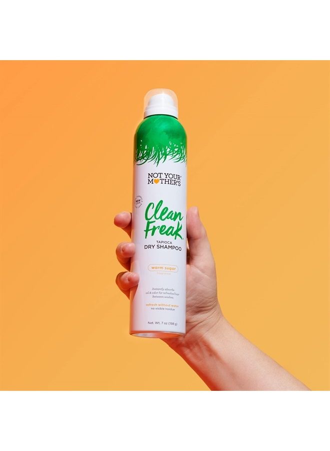Clean Freak Tapioca Dry Shampoo (2-Pack) - 7 oz - Refreshing Dry Shampoo - Instantly Absorbs Oil and Odor for Refreshed Hair
