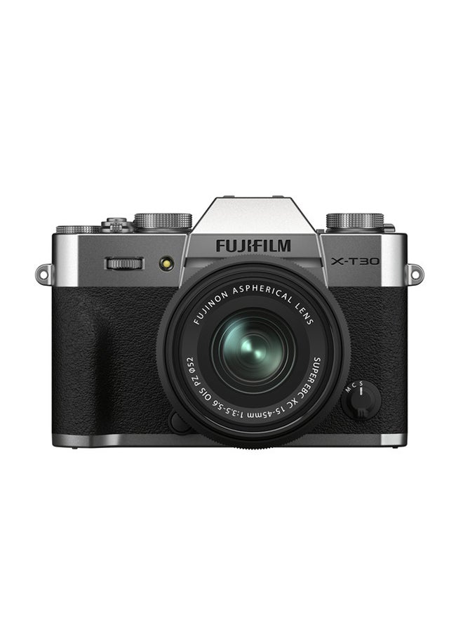 X-T30 II Mirrorless Camera With XC 15-45mm Lens Silver