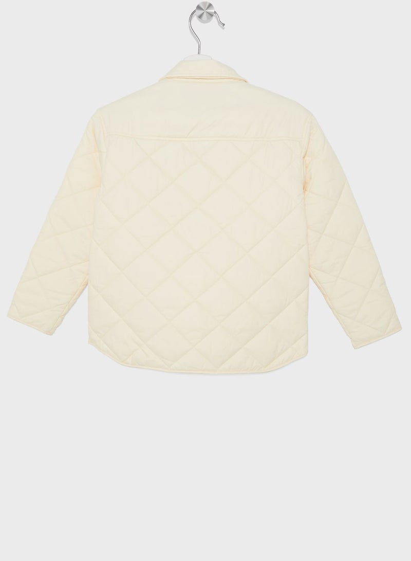 Kids Logo Quilted Jacket