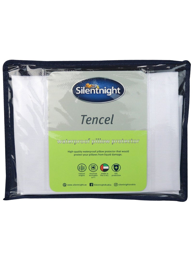 Tencel Waterproof Pillow Protector Pair