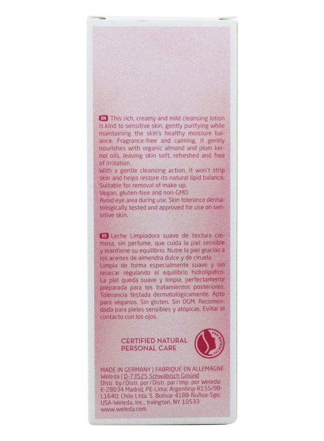 Almond Sensitive Skin Soothing Cleansing Lotion Natural Facial Care 2.5Oz