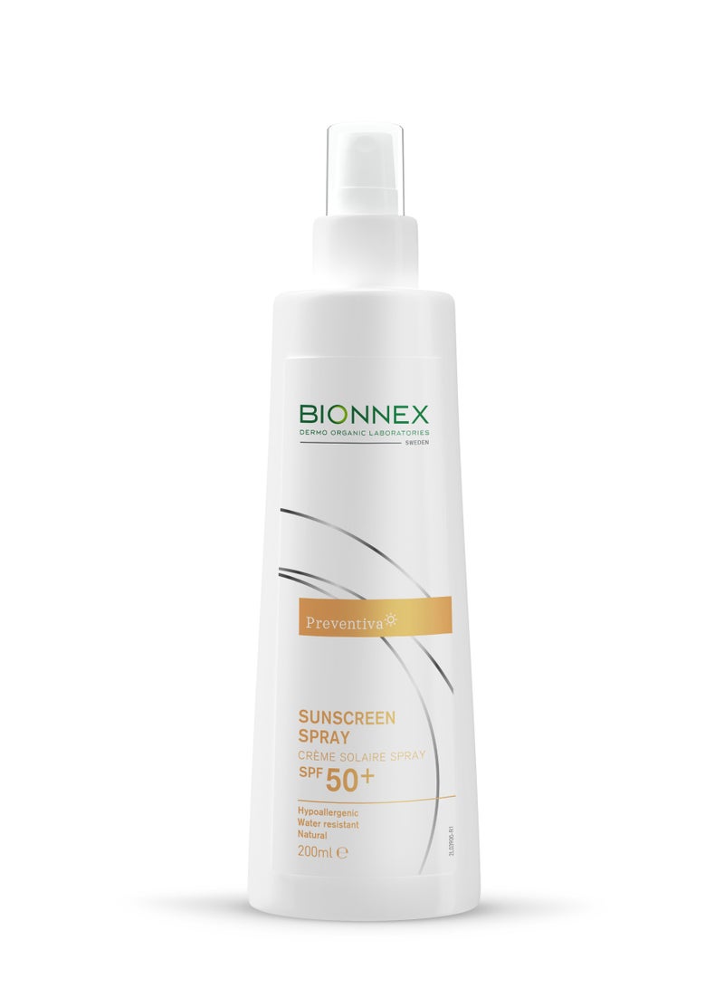 Bionnex Preventiva Sunscreen Spray SPF 50+ 200 ml