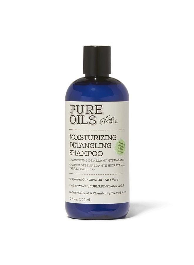 Pure Oils Moisturizing Detangling Shampoo,12fl.OZ(355 ml)