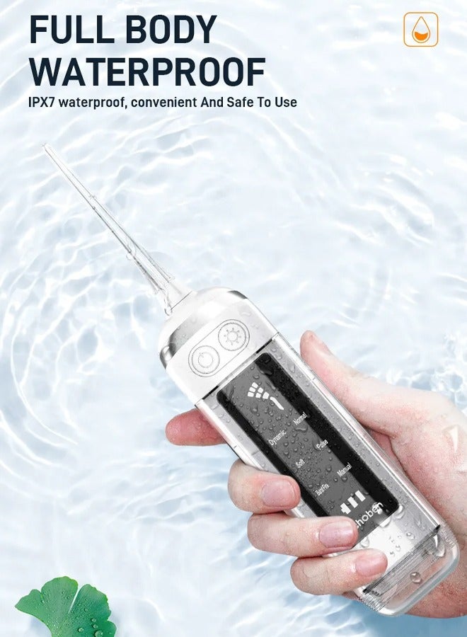 New 6 Speed Portable Electric Toothbrush Outdoor Compact Oral Care Water Flosser