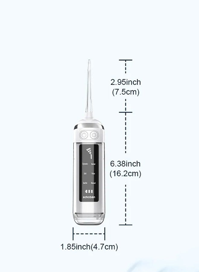New 6 Speed Portable Electric Toothbrush Outdoor Compact Oral Care Water Flosser