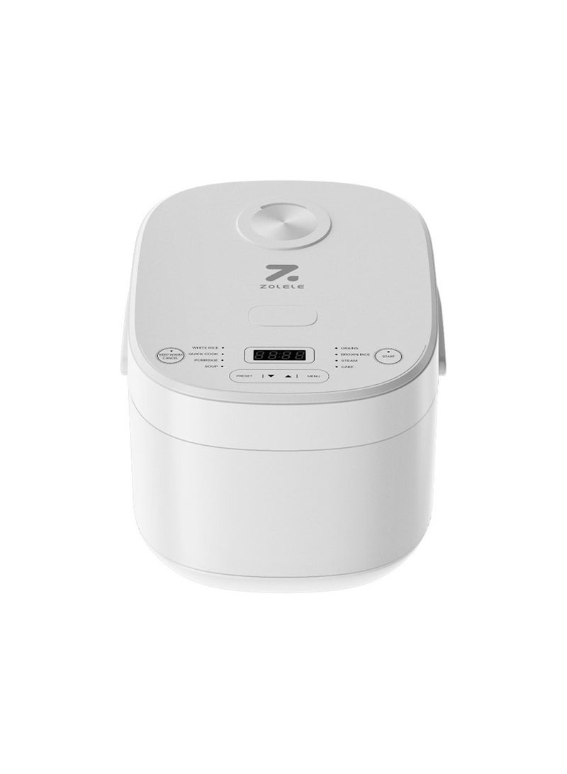 ZOLELE Smart Rice Cooker 5L ZB600 Smart Rice Cooker for Rice With 16 Preset Cooking Functions, 24-Hour Timer, Warm Function, and Non-Stick Inner Pot