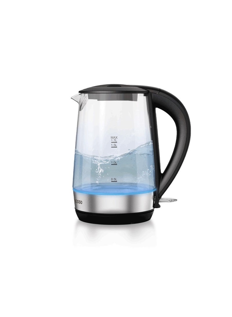 LePresso 360 Transparent Quick-Boil Glass Kettle Cordless  1.7L