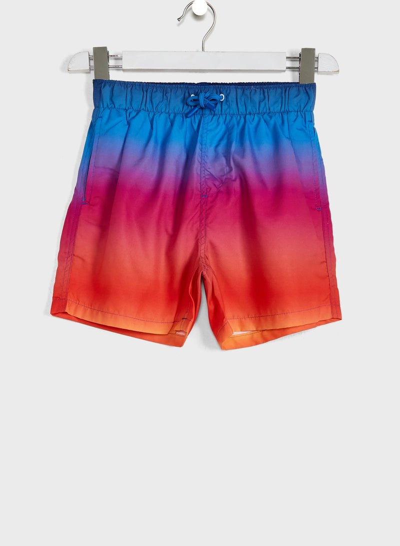 Boys Multicolor Swim Shorts