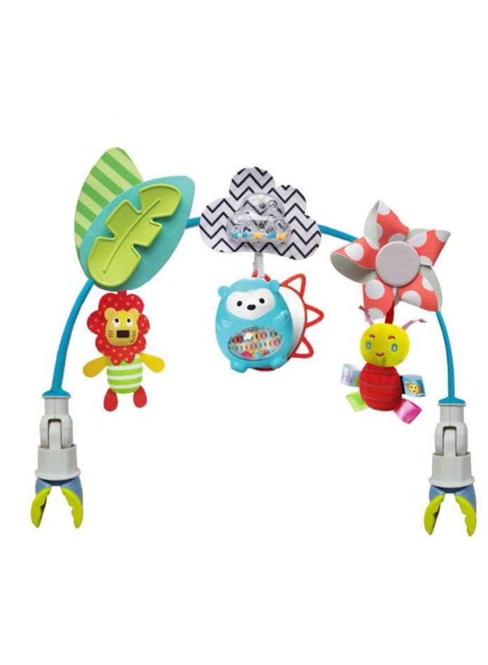 Baby Stroller Arch Toy, Baby Educational Stroller Hanging Toy, Suitable For Babies Aged 0-2, Stimulating The Development Of Baby's Sensory And Motor Skills