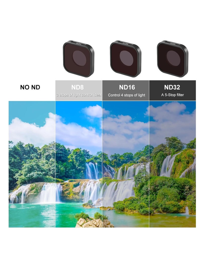 Action Camera ND32 Lens Filter For GoPro HERO12 Black /11 Black /11 Black Mini /10 Black /9 Black