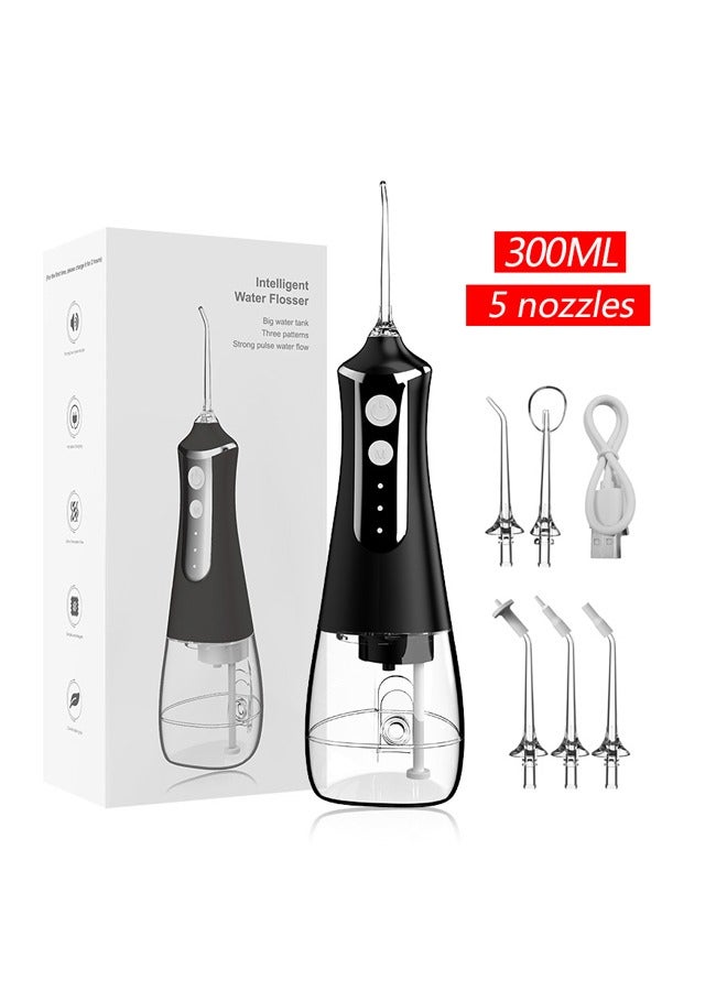 Portable USB Rechargeable Water Jet Teeth Cleaner with Water Flosser