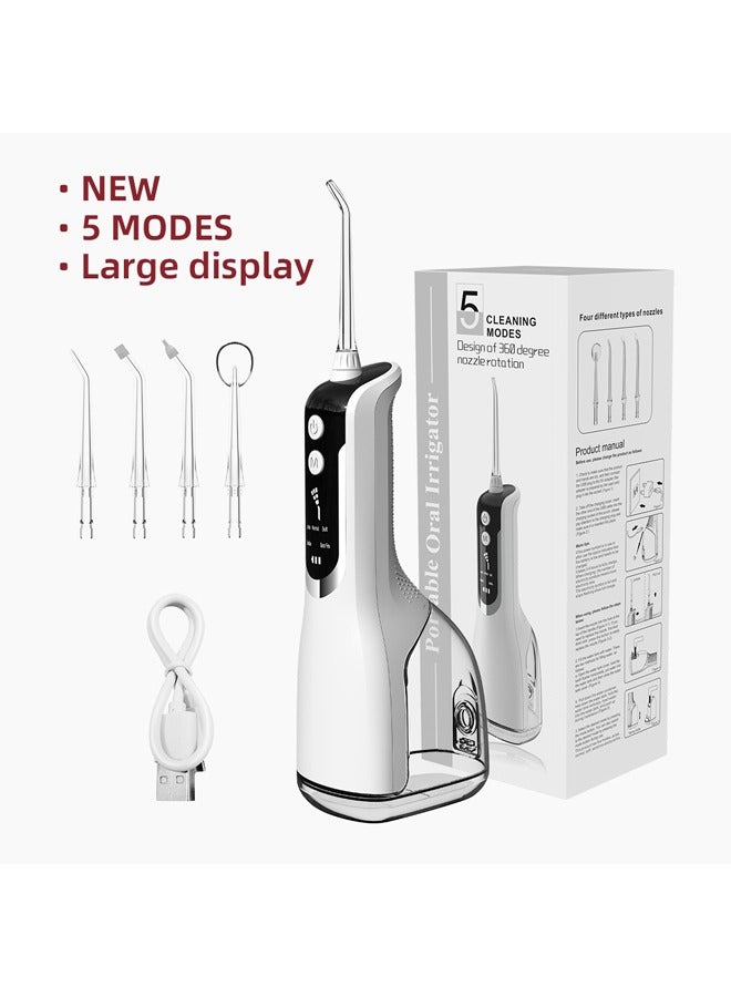 Portable USB Rechargeable Oral Irrigator Water Flosser Water Jet