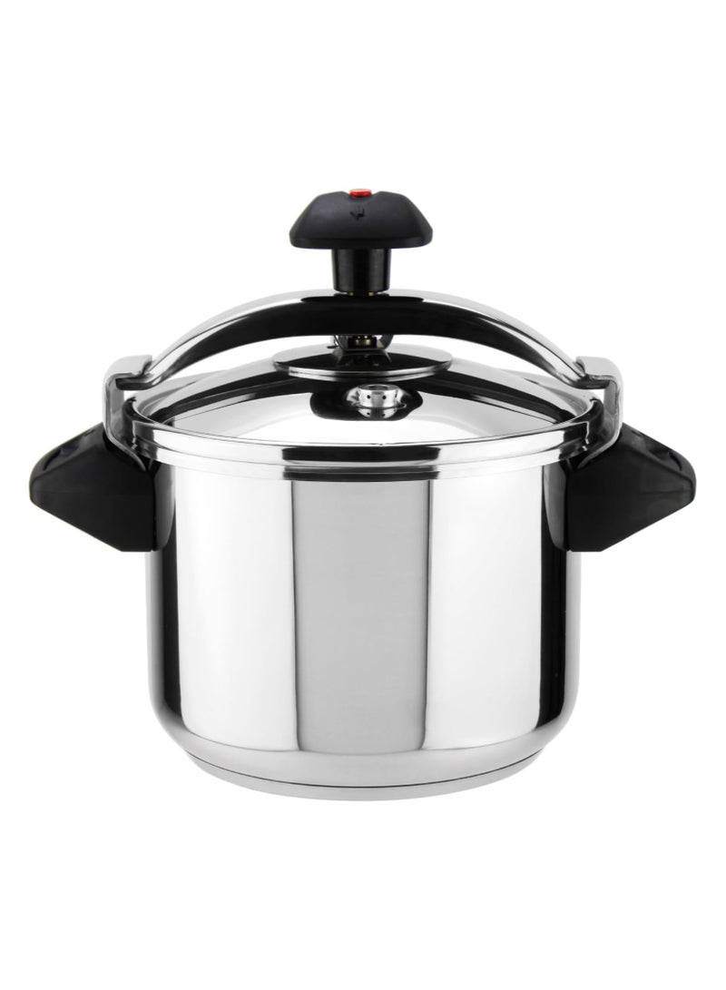 Magefesa Inoxtar Stainless Steel Pressure Cooker, Black, 8 Litres |Kitchen Cookware Pressure Cooker 8 Litre