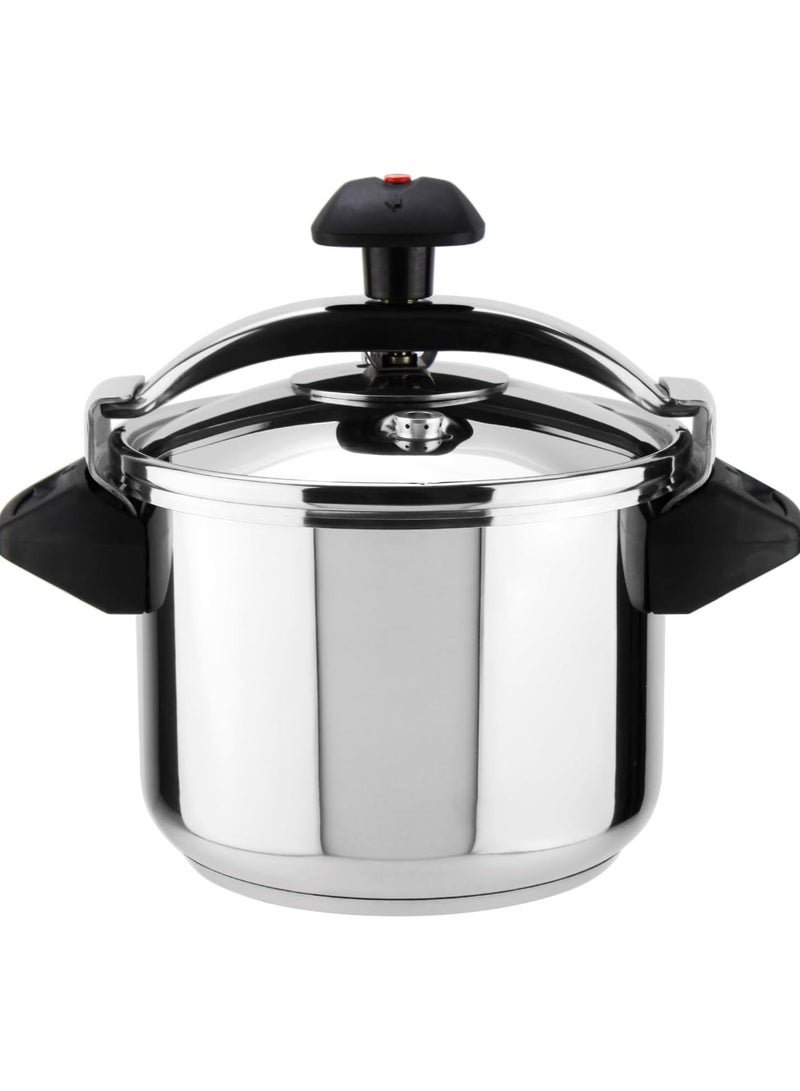 Magefesa Inoxtar Stainless Steel Pressure Cooker, Black, 6 litres |Cooker Cookware Kitchen Pressure Cookers