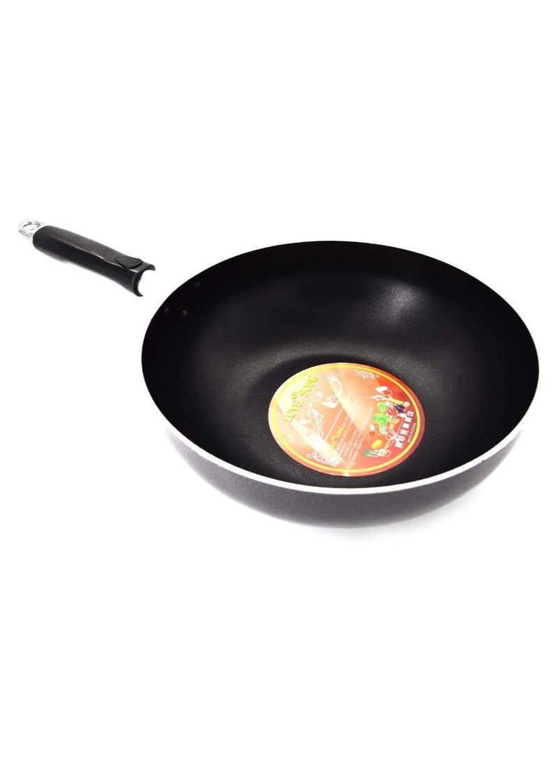Love Song 28cm Fry Wok with Handle-LW-28|Kitchen Cookware Skillet and Fry pans Woks Stir fry pans wok