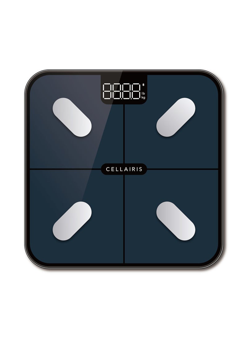 Fitness Smart Scale, Body Weight Analysis with App, Weight Loss Control, 14 Body Measurements, Multiple Users, Capacity 180kg/396lb