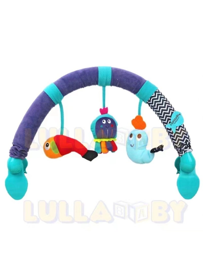 Baby Stroller Arch Toy, Baby Educational Stroller Hanging Toy, Suitable For Babies Aged 0-2, Stimulating The Development Of Baby's Sensory And Motor Skills