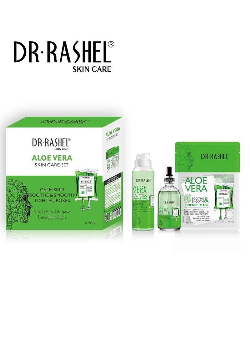 DR. RASHEL Aloe Vera Soothing and Moisture Skin Care Set (3PCS)