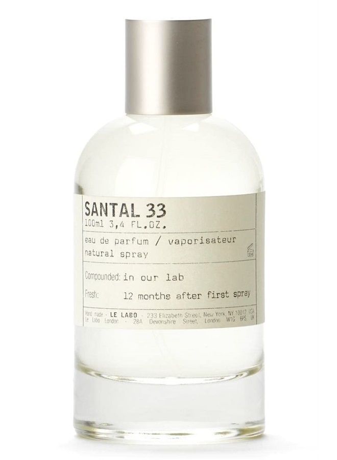Santal 33 for Unisex Eau de Parfum Spray, 3.4 Ounce