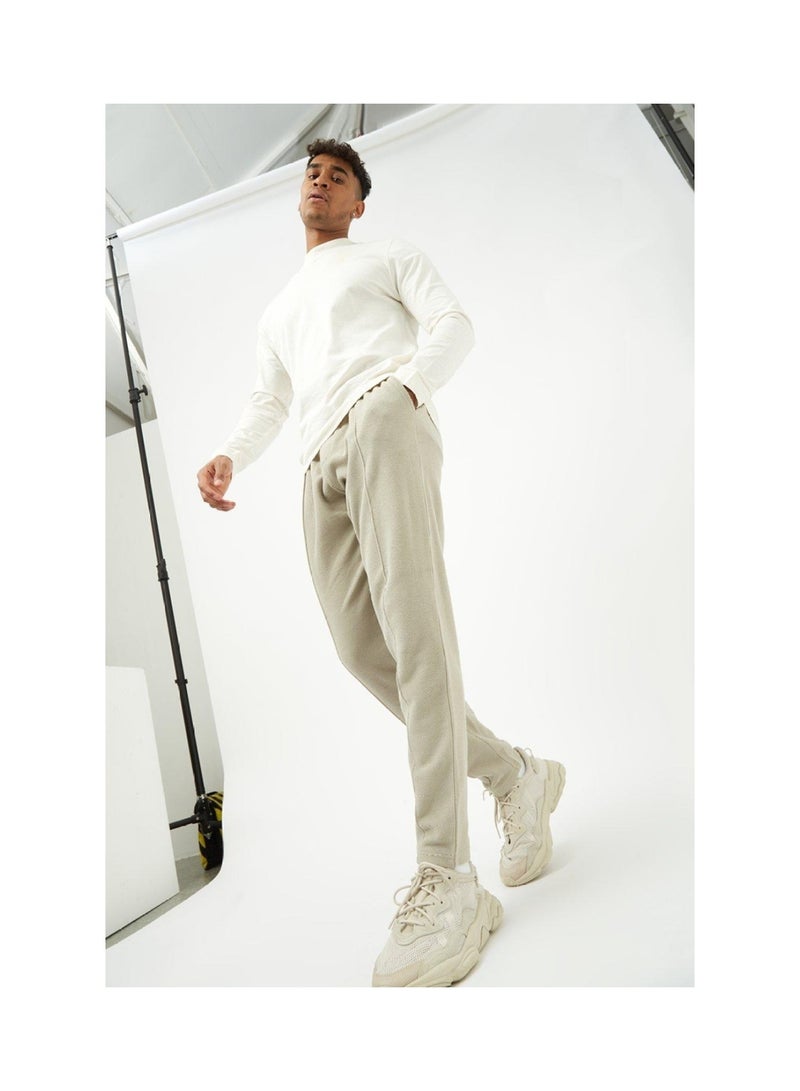 Tapered Fit Twill Joggers
