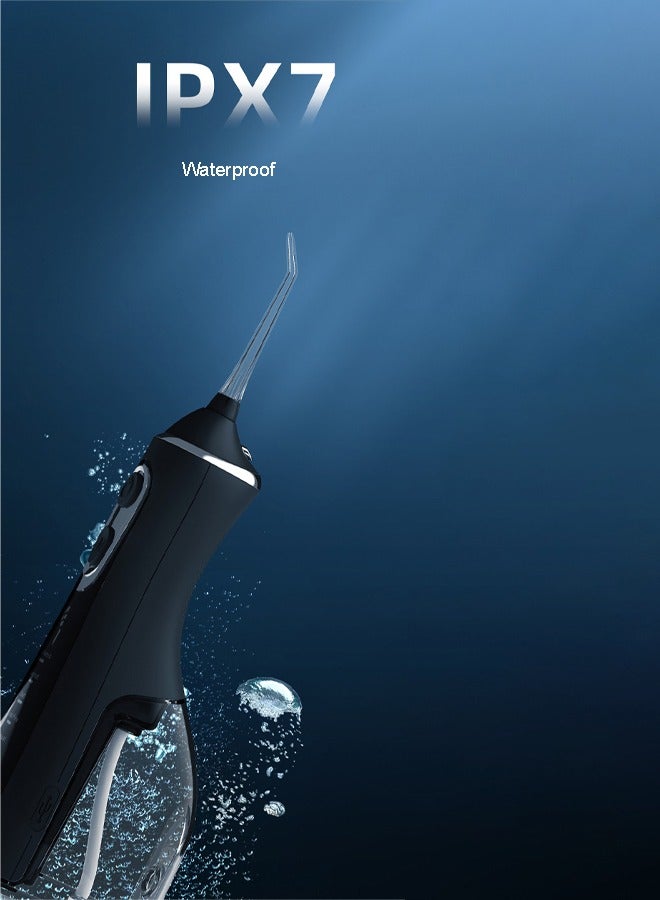 USB Rechargeable Ultimate Handheld Tooth Beautifier & Calculus Removal Water Flosser with 4 Nozzles