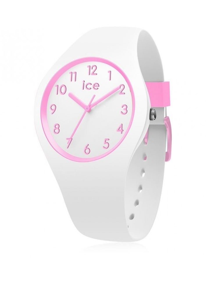 ICE-WATCH - Ice Ola kids Candy White - Girl's Wristwatch With Silicon Strap - 014426 (Small)