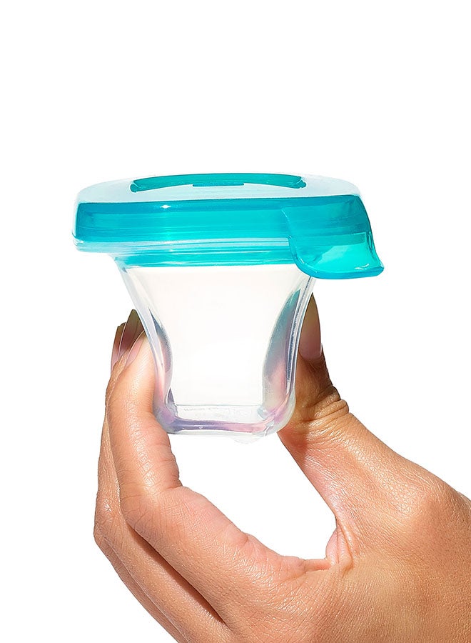 Silicone Baby Blocks, 2 Oz, Teal
