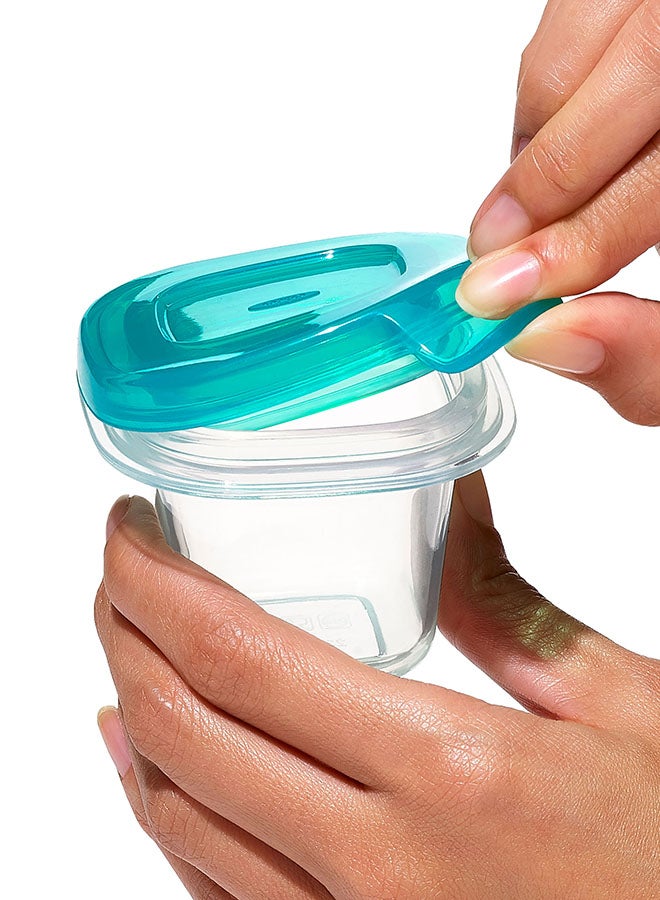 Silicone Baby Blocks, 2 Oz, Teal