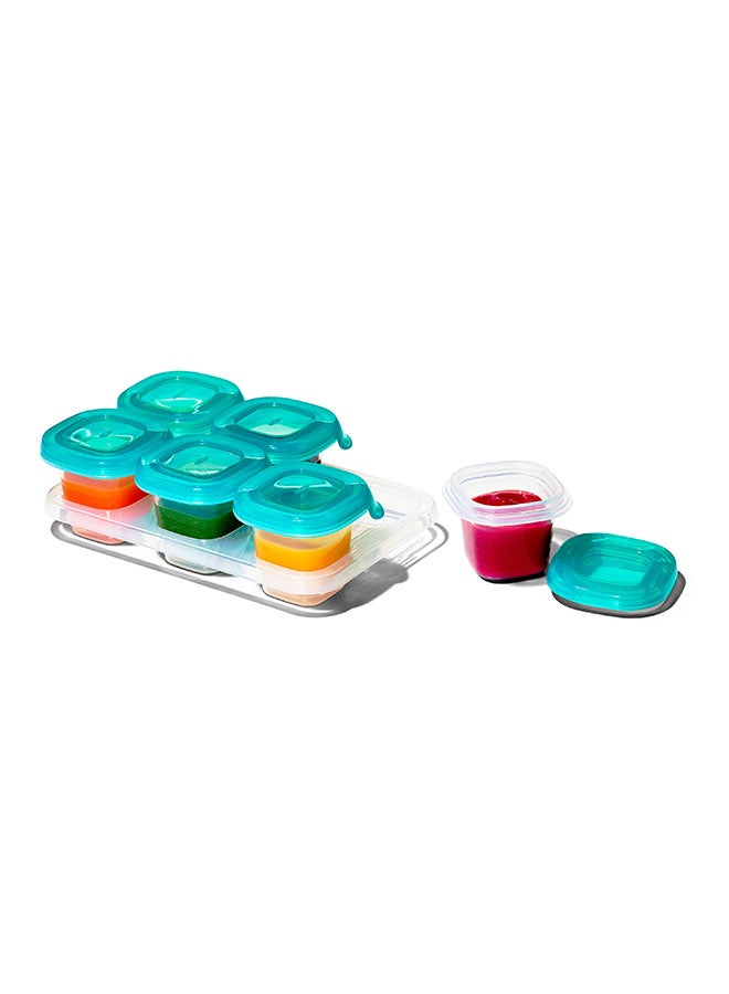 Silicone Baby Blocks, 2 Oz, Teal