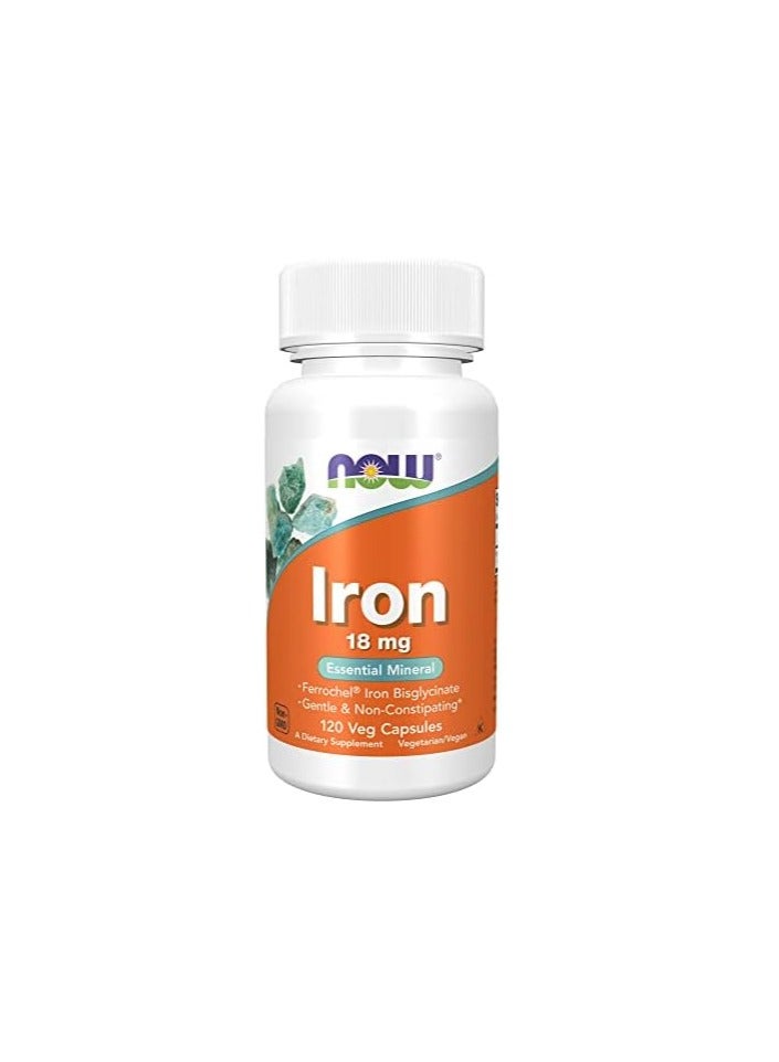 Iron Essential Supplement 18mg - 120 Veggie Caps
