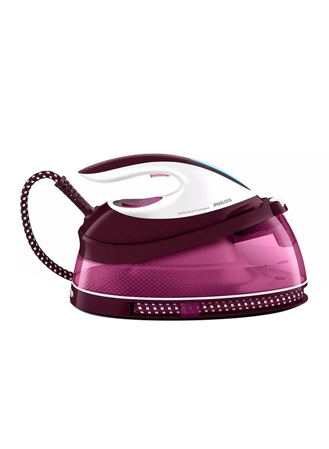 Perfect Care Compact Steam Generator Iron Water Tank 2400 Watts GC7808 Rose Red / Black