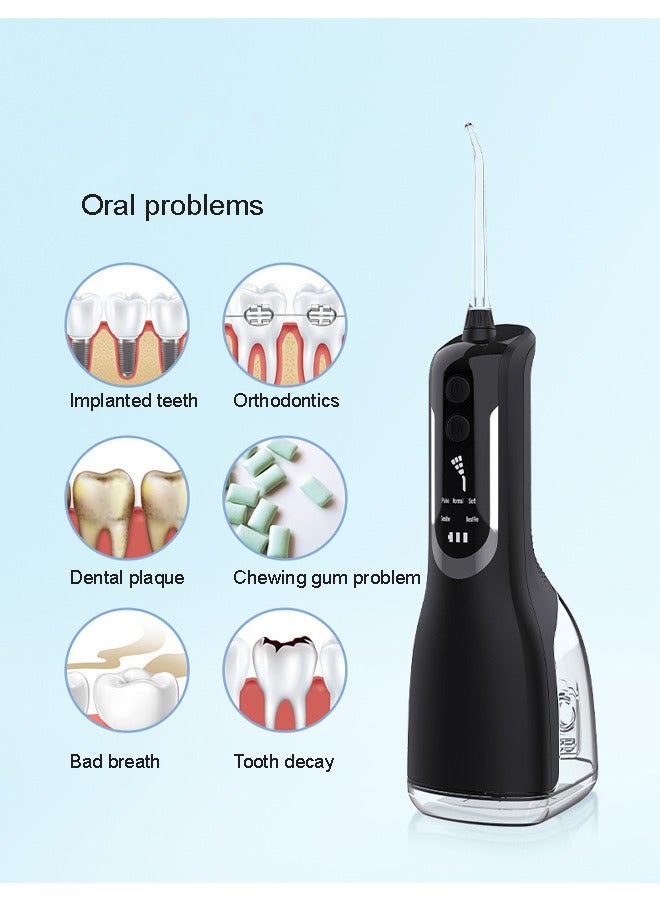 Portable USB Rechargeable Oral Irrigator Water Flosser Water Jet
