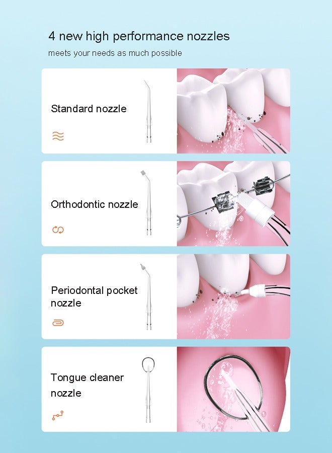 Portable USB Rechargeable Oral Irrigator Water Flosser Water Jet
