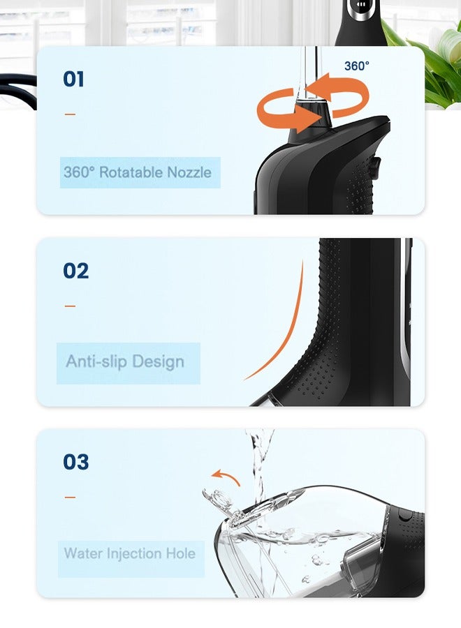 Portable USB Rechargeable Oral Irrigator Water Flosser Water Jet