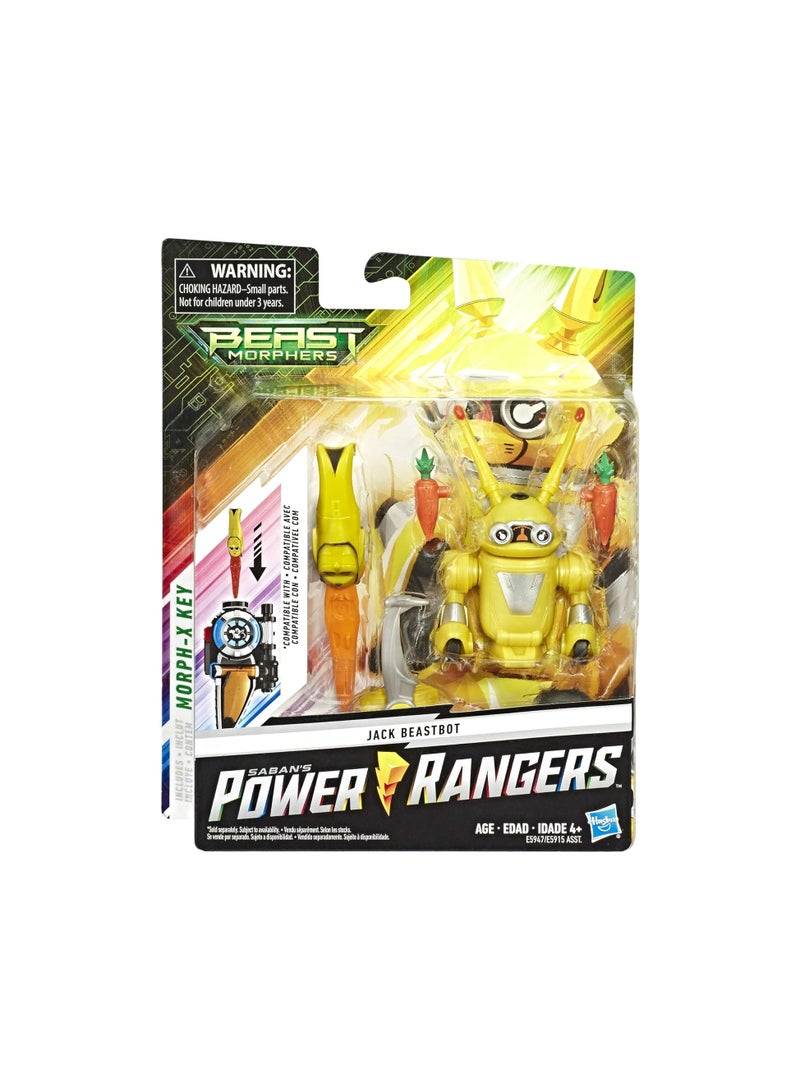 Hasbro Power Rangers Beast Morphers Jax Beastbot 6-inch Scale Action Figure Toy
