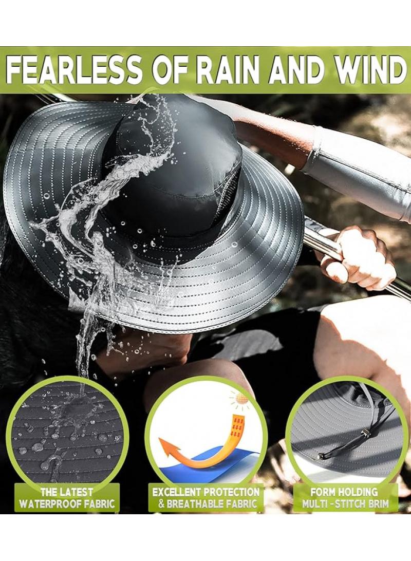 Outdoor Windproof Quick Drying Breathable Sunscreen Fishing Sunshade Mountaineering Large Eaves Folding Fisherman Hat