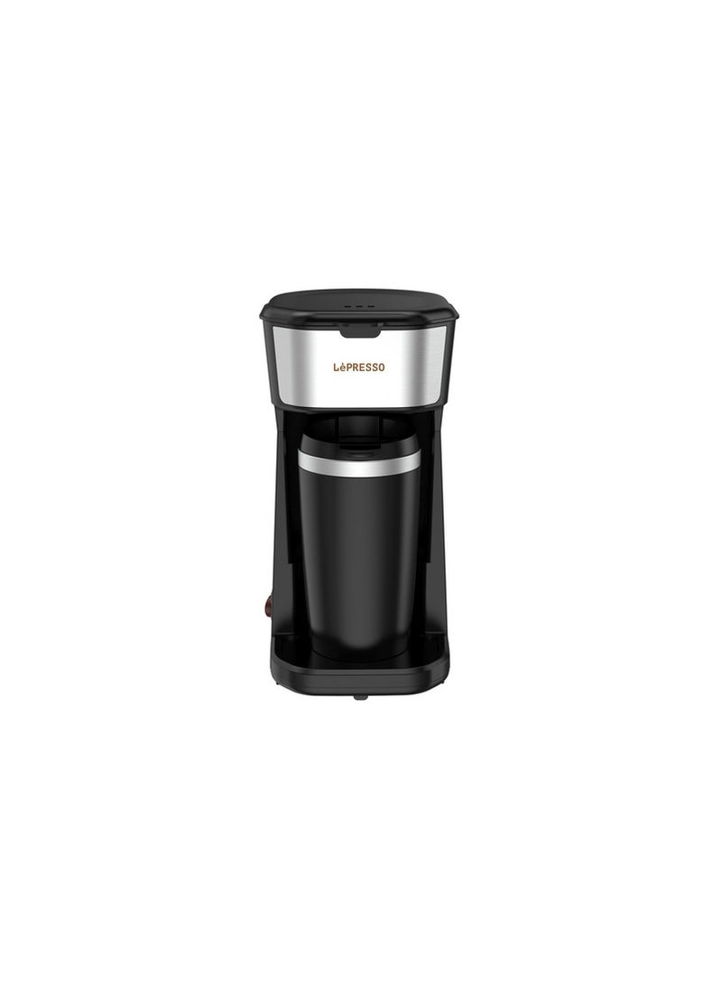 LePresso Coffee Maker with Travelling Mug 450W - Black