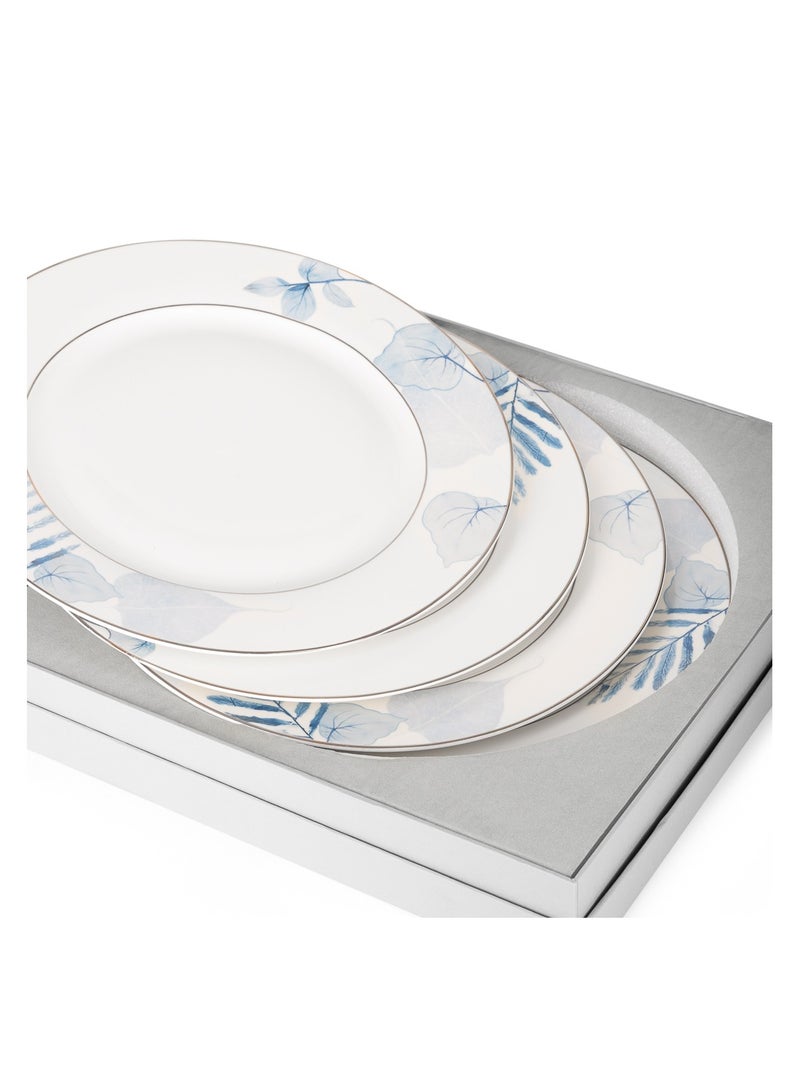 4-Piece Plates Lyon Tableware Lyon Series, Porcelain Plate For Serving, Main Courses And Meals and Dishwasher Safe, Scratch Resistant, Kitchen Tableware
