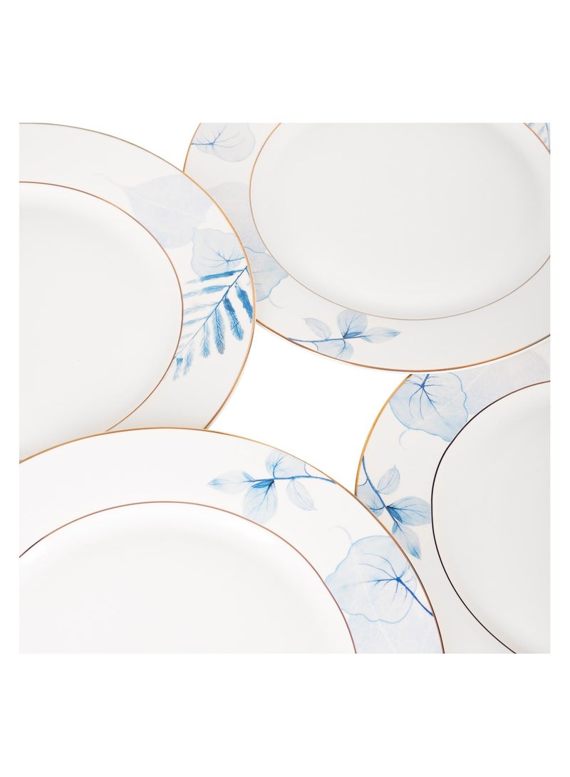 4-Piece Plates Lyon Tableware Lyon Series, Porcelain Plate For Serving, Main Courses And Meals and Dishwasher Safe, Scratch Resistant, Kitchen Tableware