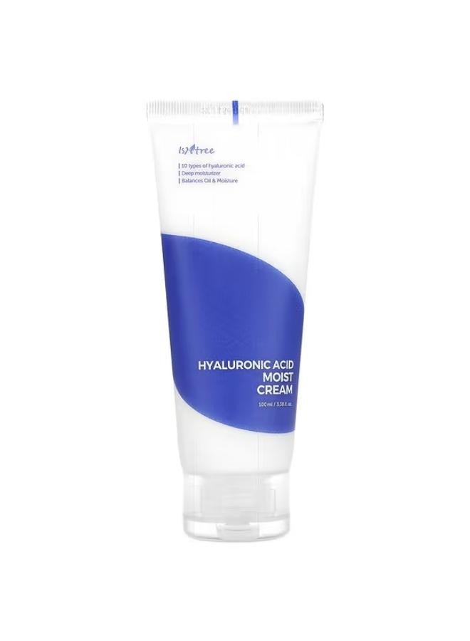 Hyaluronic Acid, Moist Cream, 3.38 fl oz (100 ml)