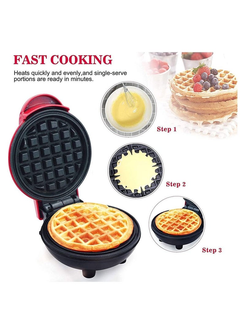 COOLBABY Mini Waffle Maker Portable , Waffle Maker
