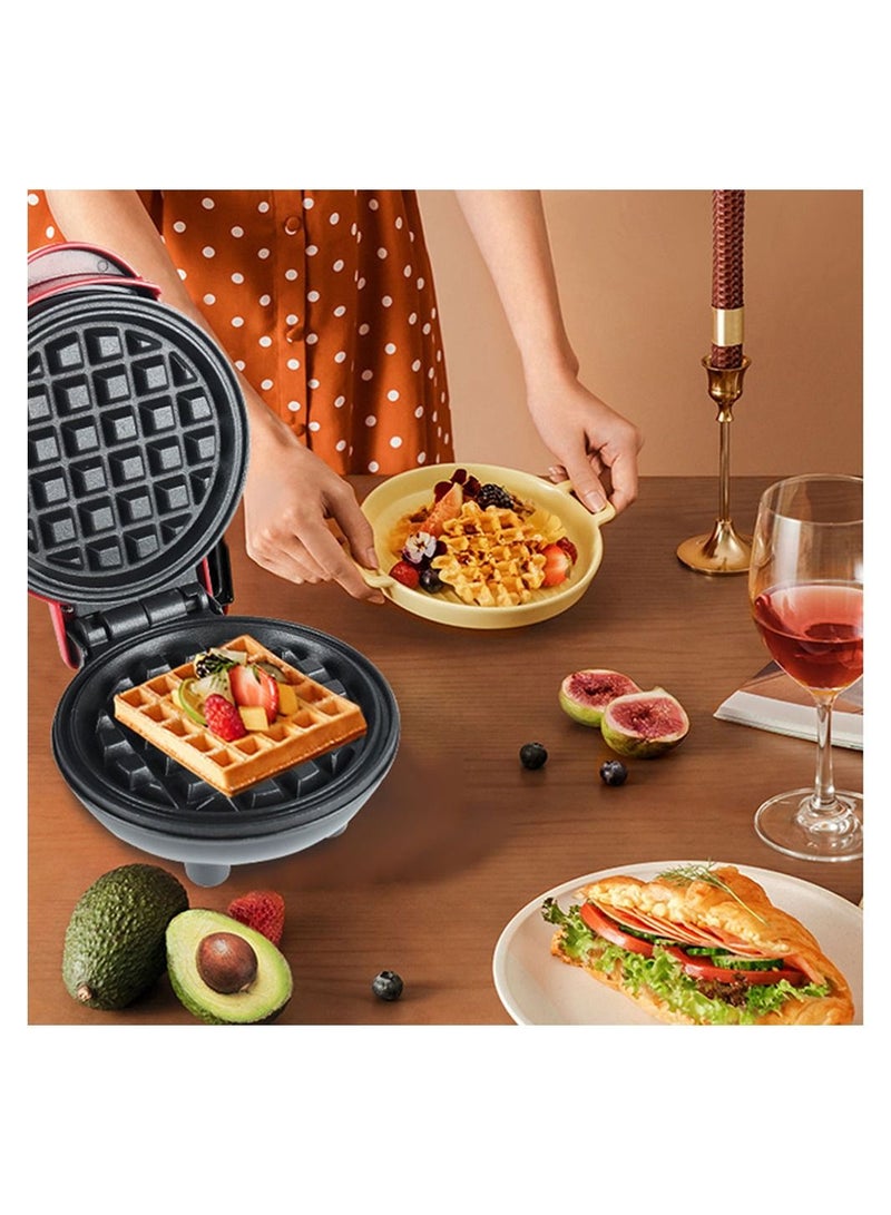COOLBABY Mini Waffle Maker Portable , Waffle Maker