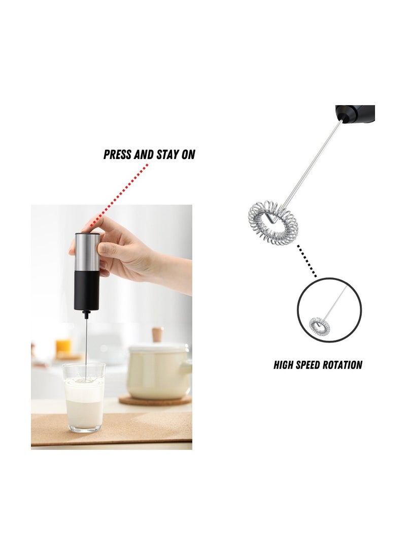 Timemore Electric Milk Frother - Stainless Steel